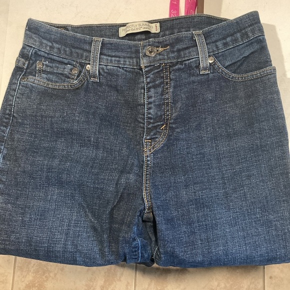 Levi's Perfectly Slimming Boot Cut 512 Jeans 10 Short Medium Cotton Blend - Picture 13 of 16